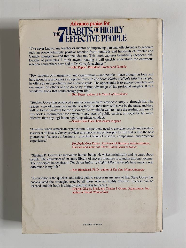 The 7 Habits of Highly Effective People (Paperback, 1989) - Imagen 3 The 7 Habits of Highly Effective People (Paperback, 1989) - libro en inglés - foto 3